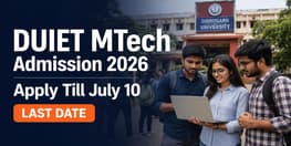 Dibrugarh University MTech 2026 Round 1 Counselling on July 24